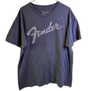 Fender Guitars Logo Graphic T-Shirt Mens Medium Short Sleeve